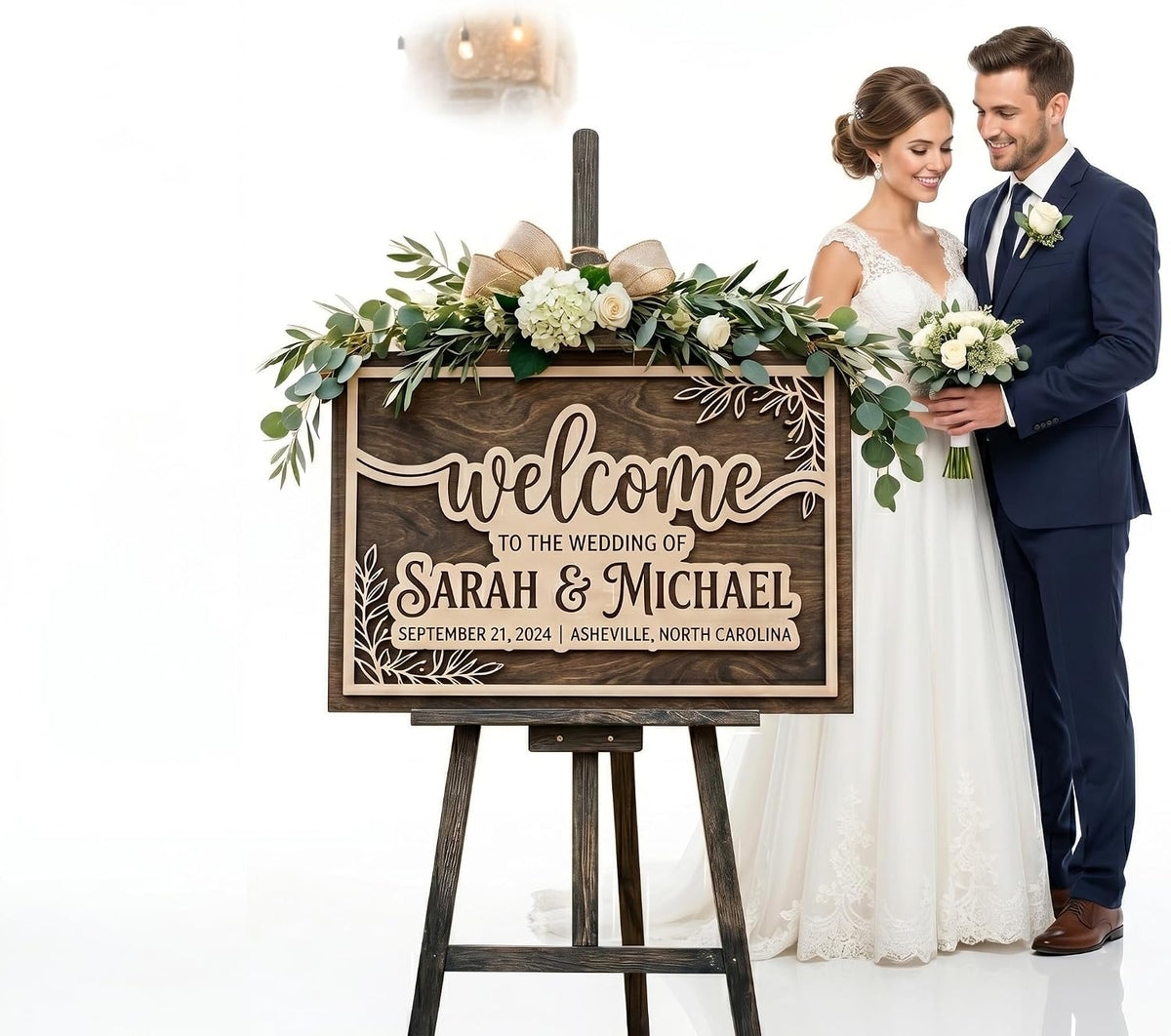 Southern Botanical Wedding Welcome Sign