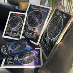 Star Map Glass Art - Custom Date & Location, Anniversary Gift