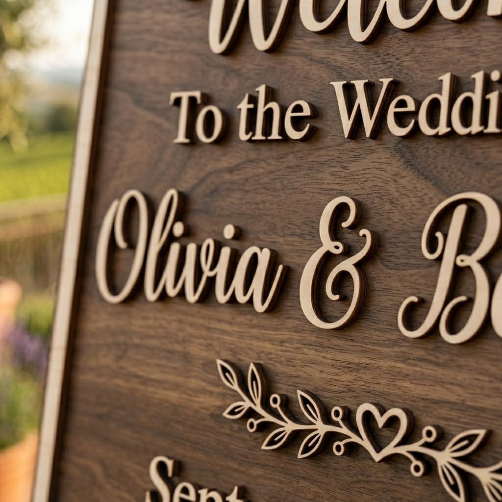 Timeless Arch Wedding Welcome Sign